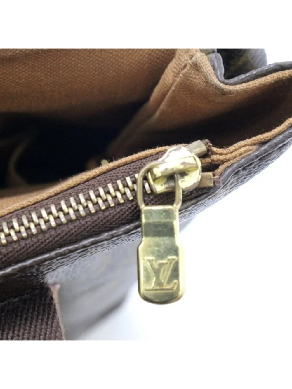 Louis Vuitton Cabas Beaubourg Monogram Tote Bag Canvas Brown